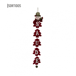 Enfeite Natalino de Pendurar — Bonecos “Saúde”