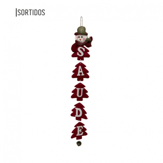 Enfeite Natalino de Pendurar — Bonecos “Saúde”