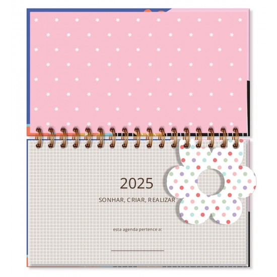 AGENDA FINA IDEIA MINI JARDIM DAS CORES AGENDA FINA IDEIA MINI JARDIM DAS CORES