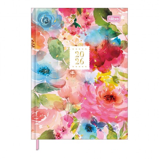Agenda Aquarela Florida Tilibra – Organização com Estilo e Praticidade