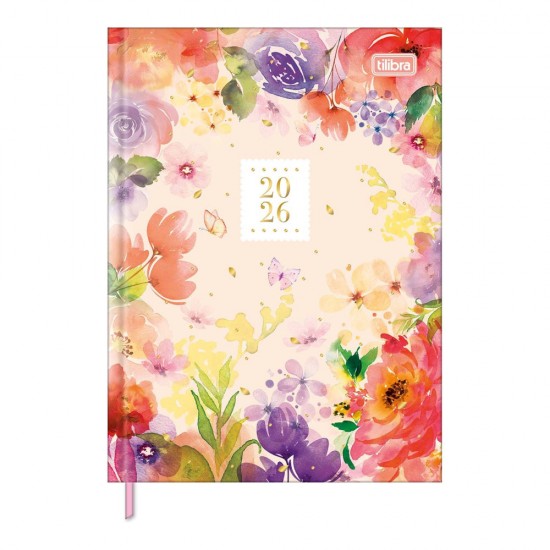 Agenda Aquarela Florida Tilibra – Organização com Estilo e Praticidade