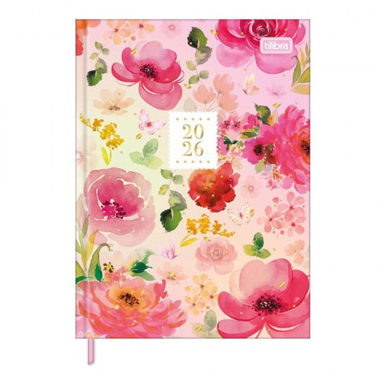 Agenda Aquarela Florida Tilibra – Organização com Estilo e Praticidade