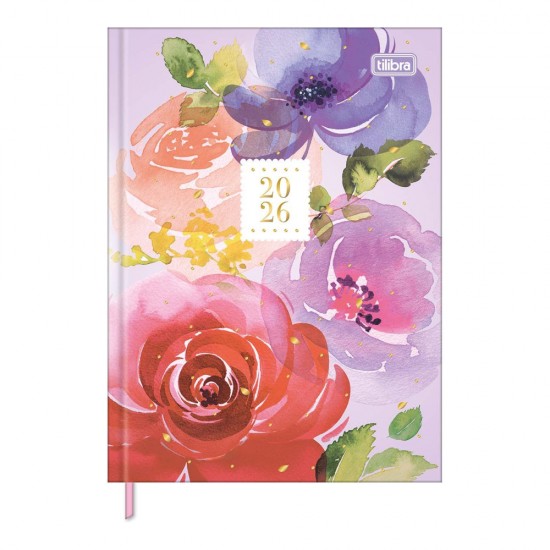 Agenda Aquarela Florida Tilibra – Organização com Estilo e Praticidade