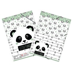 PASTA ABA ELASTICO A4 PANDA VERDE PASTA ABA ELASTICO A4 PANDA VERDE