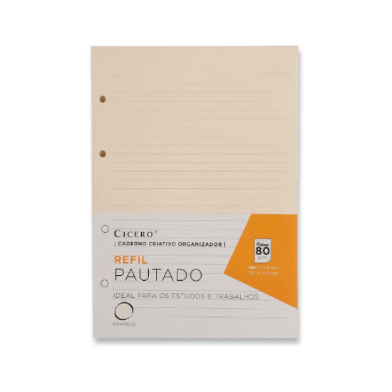 Refil Caderno Criativo Argolado 40FLS Refil Caderno Criativo Argolado 40FLS