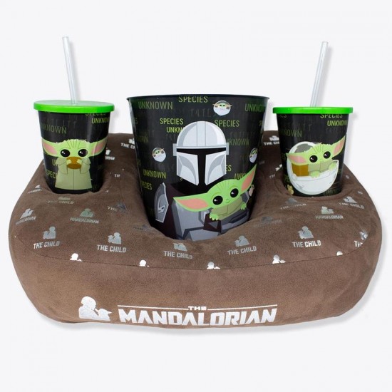 KIT ALMOFADA PIPOCA FIBRA SUEDE THE MANDALORIAN KIT ALMOFADA PIPOCA FIBRA SUEDE THE MANDALORIAN