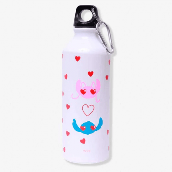 GARRAFA DE ALUMINIO 500ML C/MOSQUETAO STITCH E ANGEL NAMORADOS GARRAFA DE ALUMINIO 500ML C/MOSQUETAO STITCH E ANGEL NAMORADOS