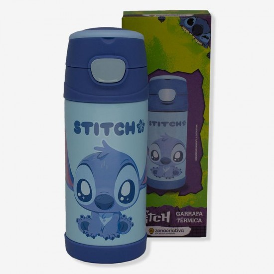 Garrafa Térmica Stitch 350ml – Aço Inox com Canudo e Tampa Antivazamento Garrafa Térmica Stitch 350ml – Aço Inox com Canudo e Tampa Antivazamento