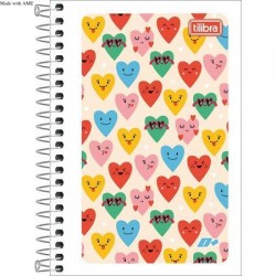 Caderneta Espiral Capa Flexível  96 Folhas – Tilibra