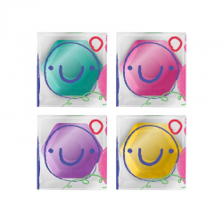 Borracha Color Joy Ergonômica Hexagonal Leo&Leo Borracha Color Joy Ergonômica Hexagonal Leo&Leo