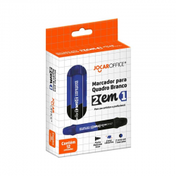 MARCADOR QUADRO BRANCO 2 EM 1 PRETO/AZUL LEO LEO