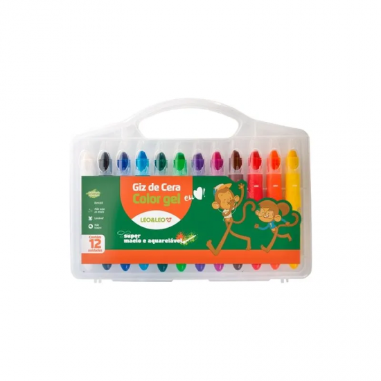 GIZ DE CERA GEL 12 CORES UND