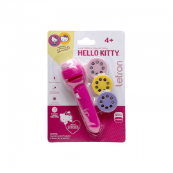 LANTERNA PROJETORA HELLO KITTY / 3 SLIDES LETRON