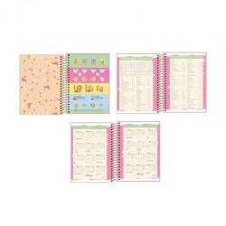 Agenda Anual Capa Dura Espiral 2026 CapyClub Sortido – Tilibra Agenda Anual Capa Dura Espiral 2026 CapyClub Sortido – Tilibra