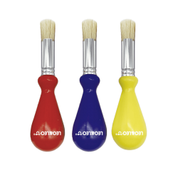 PINCEL C/ PEGA ERG PONTA REDONDA COLOR JOY C/3 LEO LEO