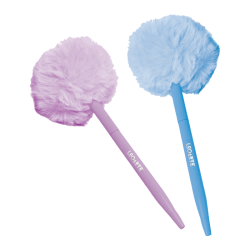 CANETA CORPO METAL POMPOM LEOLEO CANETA CORPO METAL POMPOM LEOLEO