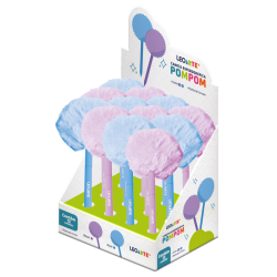 CANETA CORPO METAL POMPOM LEOLEO CANETA CORPO METAL POMPOM LEOLEO