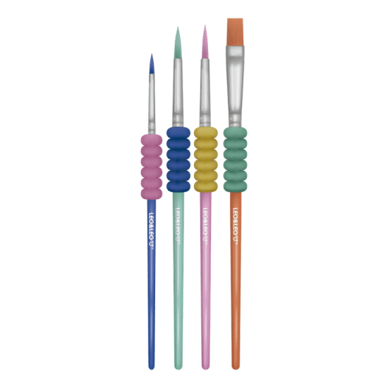 PINCEL ERGONOMICO COM BORRACHA PONTA REDONDA/CHATA PINCEL ERGONOMICO COM BORRACHA PONTA REDONDA/CHATA