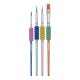 PINCEL ERGONOMICO COM BORRACHA PONTA REDONDA/CHATA PINCEL ERGONOMICO COM BORRACHA PONTA REDONDA/CHATA