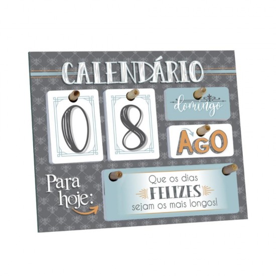 Calendário Permanente “Para Hoje… Todo Dia é Um” – Mesa