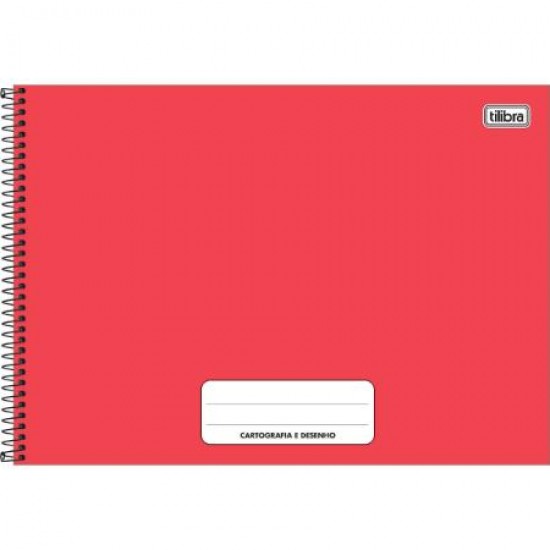 Caderno de Cartografia e Desenho Espiral Capa Dura Pepper – Tilibra