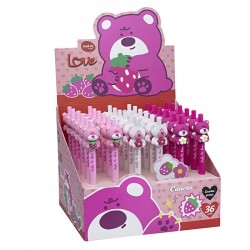 CANETA RETRATIL LOVE URSINHO 0.7MM MOLIN