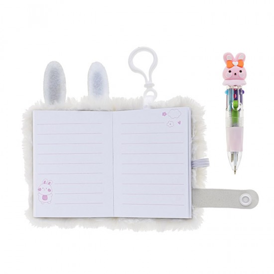 MINI CADERNO LOVE COELHO+CANETA 4 CORES