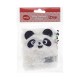 MINI CADERNO LOVE PANDA+CANETA 4 CORES