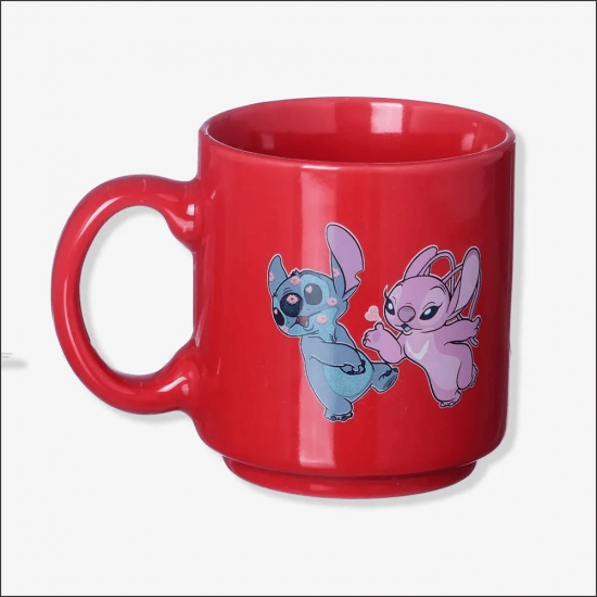 Mini Caneca Tina Stitch Love 100ml – Cerâmica Disney Mini Caneca Tina Stitch Love 100ml – Cerâmica Disney