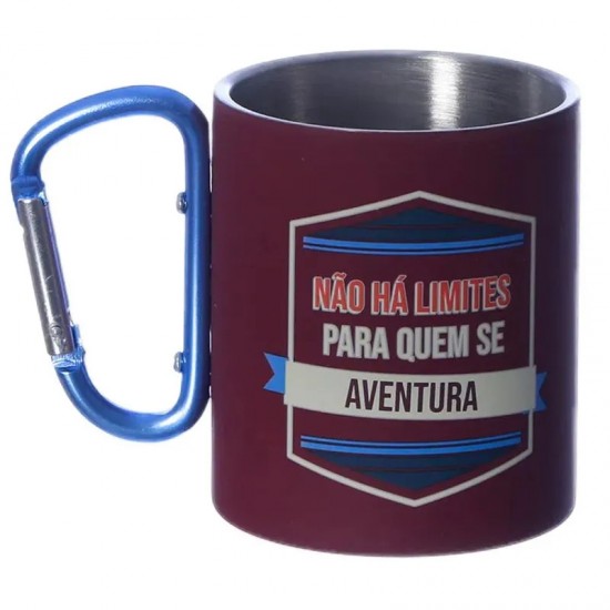 Caneca Mosquetão “Você me ensina” Caneca Mosquetão “Você me ensina”