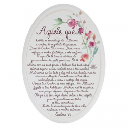 Quadro Decorativo Especial Salmo 91 34x23 cm