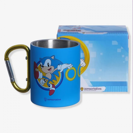 Caneca Mosquetão Sonic 300 ml Caneca Mosquetão Sonic 300 ml