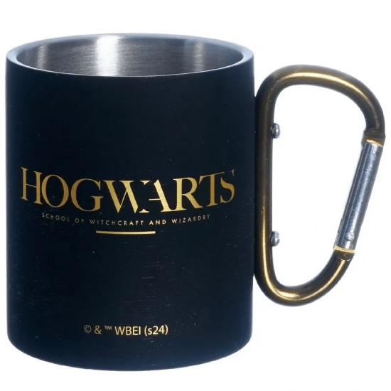 Caneca Mosquetão Harry Potter Hogwarts 300ml – Aço Inox Portátil para Fãs da Magia! Caneca Mosquetão Harry Potter Hogwarts 300ml – Aço Inox Portátil para Fãs da Magia!