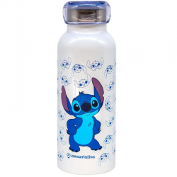 GARRAFA BUBBLE 500ML STITCH HOLOGRAFICO
