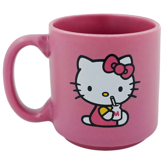 Caneca Mini Tina Hello Kitty 100ml – Cerâmica Rosa Caneca Mini Tina Hello Kitty 100ml – Cerâmica Rosa