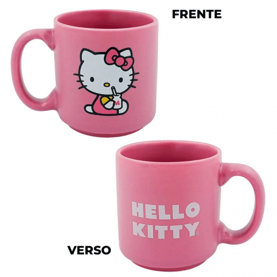 Caneca Mini Tina Hello Kitty 100ml – Cerâmica Rosa Caneca Mini Tina Hello Kitty 100ml – Cerâmica Rosa