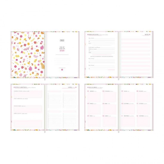 Agenda Anual Charme Brochura - Tilibra