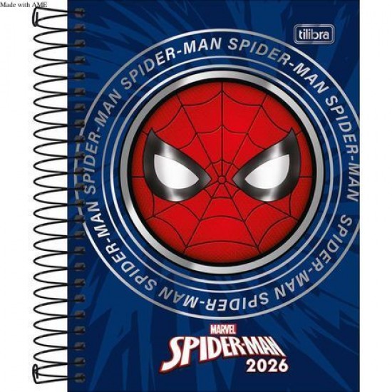Agenda Espiral Diária Spider-Man Sortida – Tilibra Agenda Espiral Diária Spider-Man Sortida – Tilibra