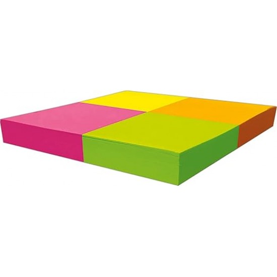 Bloco Adesivo Tili Notes 4 Cores Neon – Visibilidade máxima em suas anotações