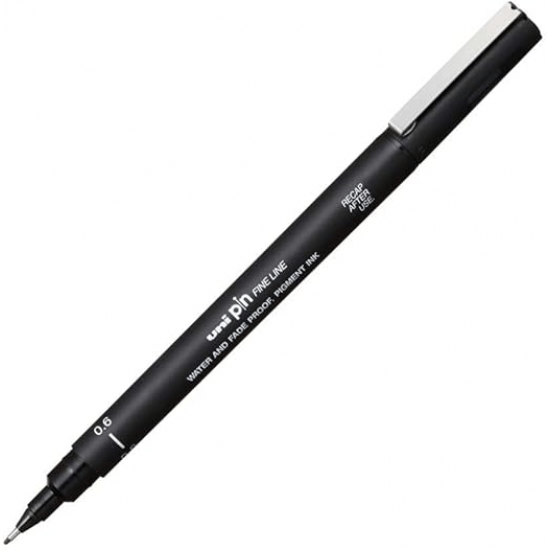 Caneta Nankin Uni Pin 0.8 Uni-Ball – Traço Preciso e Resistente à Água Caneta Nankin Uni Pin 0.8 Uni-Ball – Traço Preciso e Resistente à Água