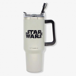 Canecão Térmico Star Wars 1,15 L com Canudo e Pingente Canecão Térmico Star Wars 1,15 L com Canudo e Pingente