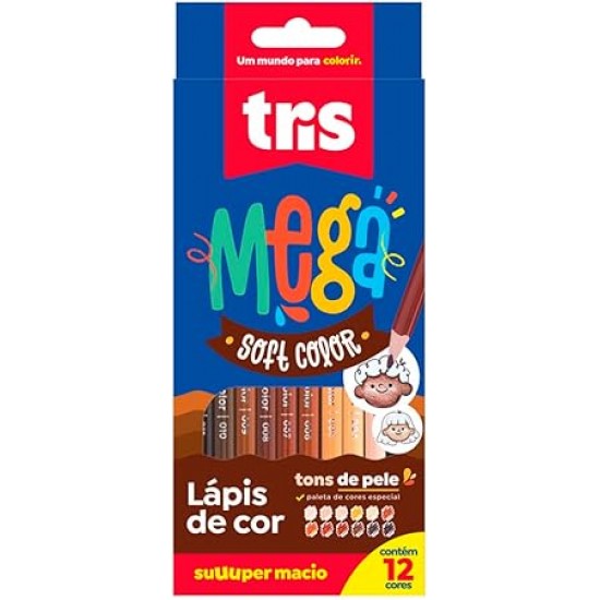 LAPIS DE COR TONS DE PELE C/12