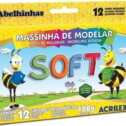 MASSA DE MODELAR SOFT C/12
