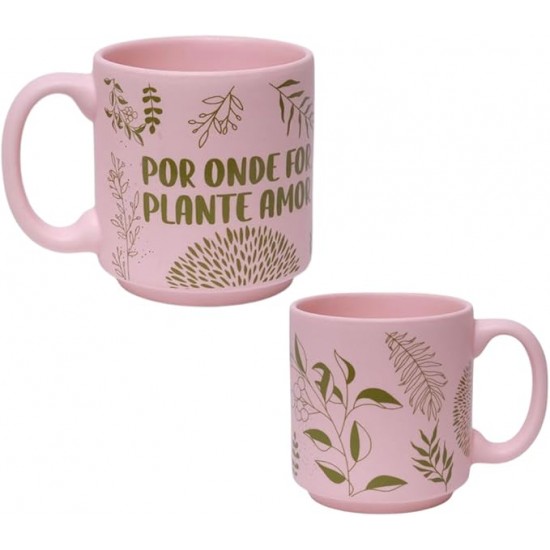 Caneca Jardim Plante Amor 100 ml Zona Criativa Caneca Jardim Plante Amor 100 ml Zona Criativa