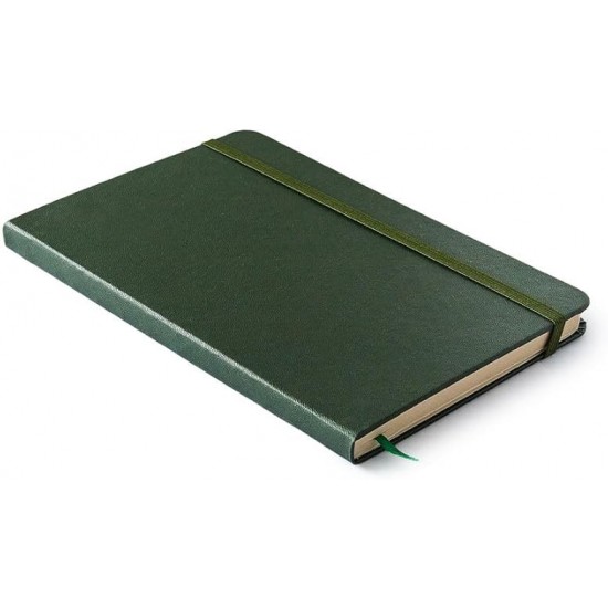 CADERNETA CLASSICA CÍCERO PAUTADO 14X21 VERDE OLIVA