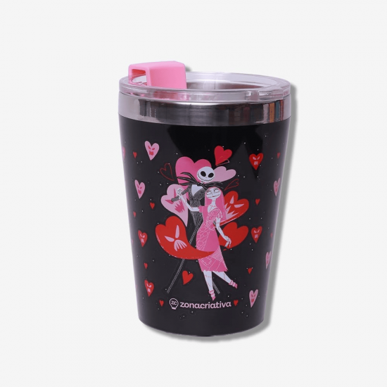 COPO VIAGEM SNAP 300ML JACK AND SALLY