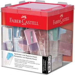 APONTADOR C/DEPÓSITO TONS PASTEL FABER CASTELL APONTADOR C/DEPÓSITO TONS PASTEL FABER CASTELL