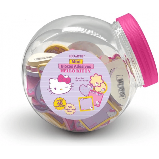 Bloco Adesivo Mini Hello Kitty – Organização com um Toque de Fofura! Bloco Adesivo Mini Hello Kitty – Organização com um Toque de Fofura!