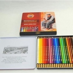 ESTOJO LAPIS AQUARELA MONDELUZ 24C