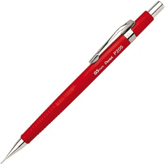 Lapiseira Pentel Sharp 0.5mm Vermelha – Estilo Vibrante com Máxima Precisão Lapiseira Pentel Sharp 0.5mm Vermelha – Estilo Vibrante com Máxima Precisão